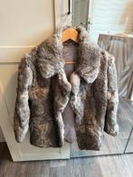 Vintage jas grijs bont, Kleding | Dames, Jassen | Winter, Ophalen of Verzenden, Zo goed als nieuw, Maat 38/40 (M), Grijs