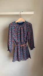 NONO Manyu Gebloemde Jurk - Blauw/Rood Multicolor maat 110, Meisje, Ophalen of Verzenden, Jurk of Rok, Nono