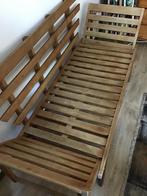 Houten tuinbank / loungebank, Tuin en Terras, Ophalen, Gebruikt, Hout