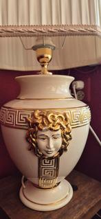 Bosa vintage hollywood regency tafellamp wit goud, Antiek en Kunst, Ophalen of Verzenden