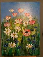 Schilderij maya wildevuur bloemen, Ophalen