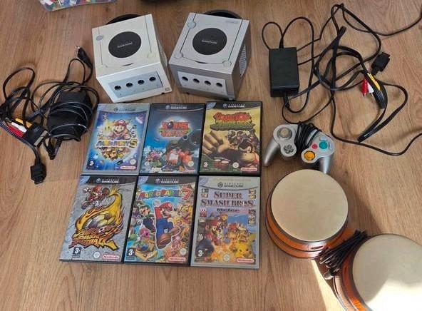 Gamecube lot met games en accessoires incl Mario party 5&7, Spelcomputers en Games, Spelcomputers | Nintendo GameCube, Gebruikt