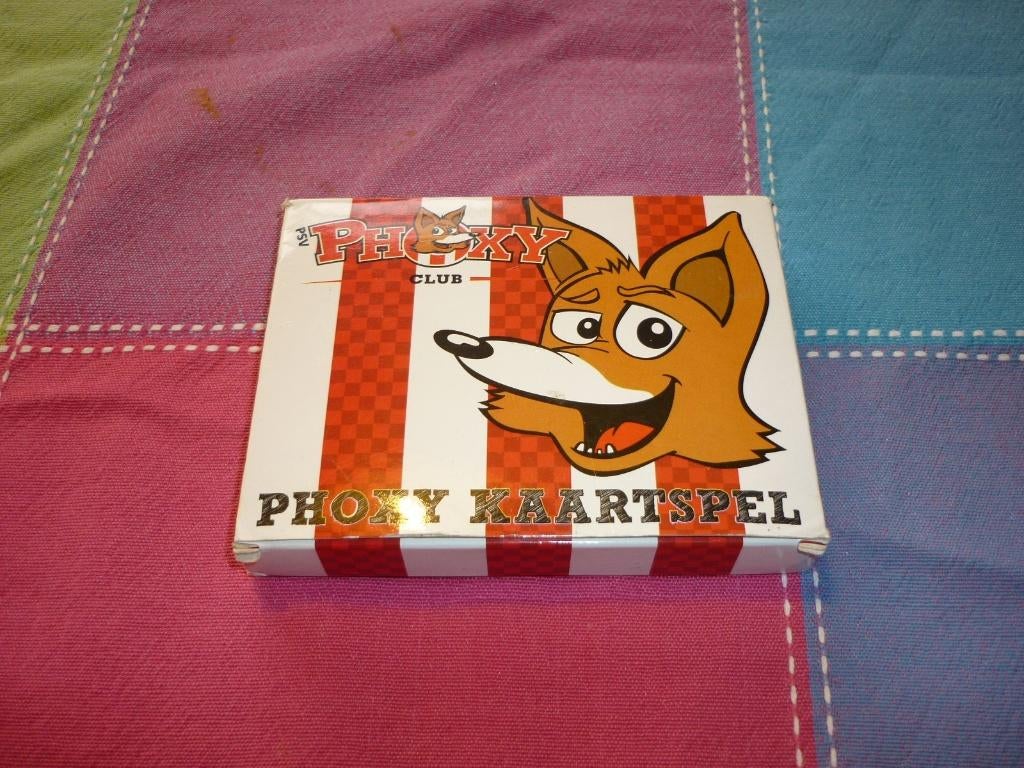Mooie Phoxy speelkaarten nog in de folie nooit gebruikt, Verzamelen, Sportartikelen en Voetbal, Nieuw, Overige typen, Buitenlandse clubs