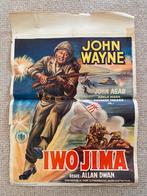 Film poster John Wayne Iwo Jima 1959, Verzamelen, Ophalen of Verzenden, A1 t/m A3, Rechthoekig Staand, Film en Tv