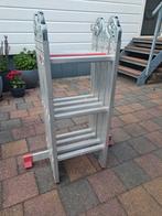 Altrex klapladder 4x3 in nette staat, Doe-het-zelf en Verbouw, Ladders en Trappen, Ophalen of Verzenden, Zo goed als nieuw