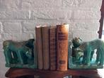 Oude geglazuurde boekensteunen koeien., Antiek en Kunst, Antiek | Keramiek en Aardewerk, Ophalen of Verzenden