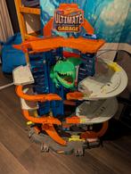 Hot Wheels Ultimate Garage dino, Ophalen, Racebaan, Zo goed als nieuw, Hot Wheels