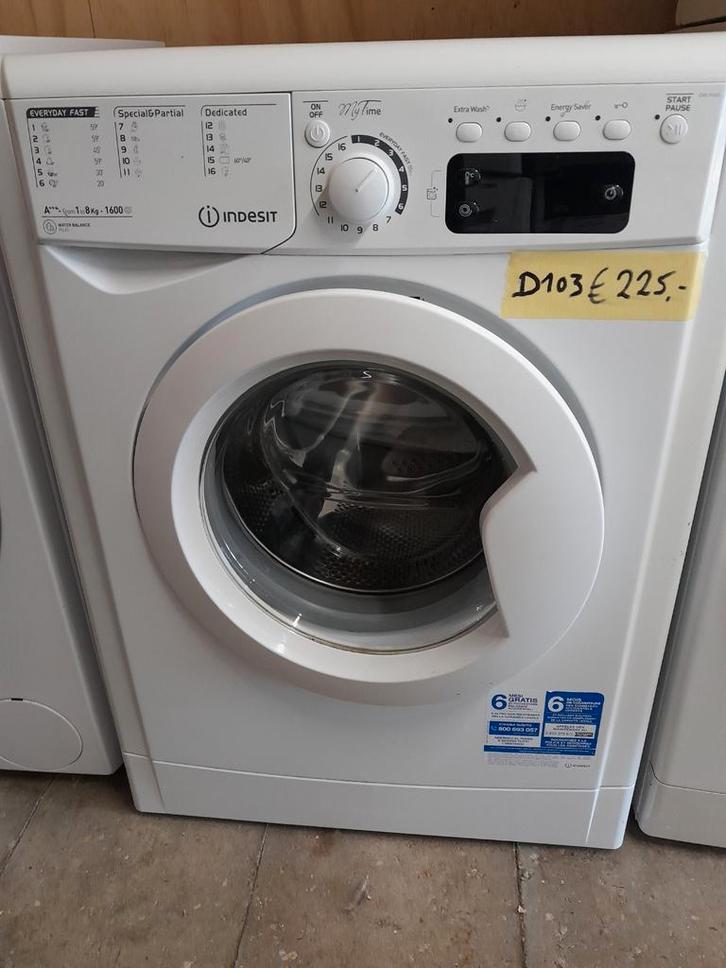 Diverse wasmachines, Witgoed en Apparatuur, Wasmachines, Zo goed als nieuw, 8 tot 10 kg, 85 tot 90 cm, 1600 toeren of meer, Ophalen