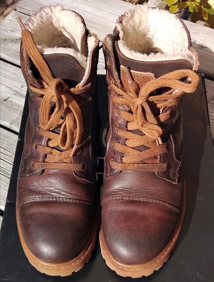 Sub cognac bruin jongens Laarzen ~ Maat 35, Kinderen en Baby's, Kinderkleding | Schoenen en Sokken, Zo goed als nieuw, Laarzen