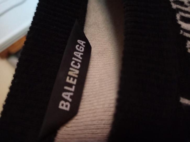 Balenciaga trui (Black Friday Deal in de beschrijving), Kleding | Heren, Truien en Vesten, Zo goed als nieuw, Maat 52/54 (L), Zwart