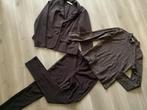 3 delig espressobruin Studio Anneloes jasje xl en lace top L, Kleding | Dames, Bruin, Maat 46/48 (XL) of groter, Ophalen of Verzenden