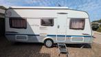 TEC Travel King 530 K1 enkele bedden, mover & cassetteluifel, Caravans en Kamperen, Caravans, T.E.C., Rondzit, Omvormbare zithoek