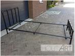Bed frame zwarte steigerbuis, Ophalen, 90 cm, Eenpersoons, Nieuw