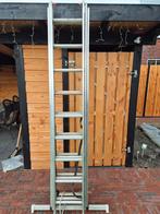 Altrex reformladder 3x9 treden, Doe-het-zelf en Verbouw, Ladders en Trappen, Ophalen, Gebruikt, Ladder, Opvouwbaar of Inschuifbaar