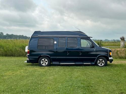 Ford Econoline camper buscamper V8 amerikaan Van, Auto's, Bestelauto's, Particulier, Airbags, Airconditioning, Bluetooth, Elektrische buitenspiegels