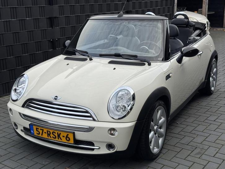 Mini Mini Cabrio 1.6 Cooper| WIT| LEER| CLIMA| 99DKM| ZEER N, Auto's, Mini, Bedrijf, Cabrio, ABS, Airbags, Airconditioning, Boordcomputer