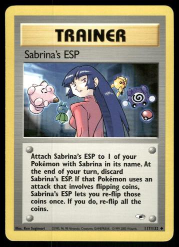 Sabrina's ESP 117/132 - Gym Heroes (NM) beschikbaar voor biedingen