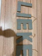 Houten Letters - Decoratie, Huis en Inrichting, Ophalen, Zo goed als nieuw