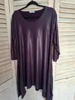 Mooie lederlook Magna tuniek, maat 48/50 zgan, Blouse of Tuniek, Paars, Ophalen of Verzenden, Magna