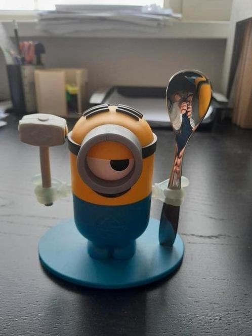 supergrappige minions eierdop met mooi lepeltje, Huis en Inrichting, Keuken | Bestek, Nieuw, Rvs of Chroom, Ophalen of Verzenden