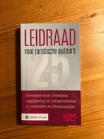 Leidraad voor juridische auteurs, Boeken, Ophalen of Verzenden, Zo goed als nieuw, Sociale wetenschap