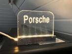 Porsche licht bordje circa 15cm, Ophalen of Verzenden, Zo goed als nieuw