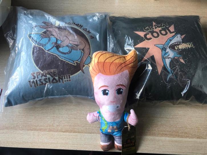 Freek Vonk, Johan & Haai Kussens - Nieuw, Kinderen en Baby's, Speelgoed | Knuffels en Pluche, Nieuw, Overige typen, Ophalen of Verzenden