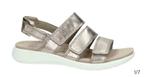 ecco soft 5 metallic leren dames sandalen maat 40, Kleding | Dames, Schoenen, Ecco, Overige kleuren, Zo goed als nieuw, Sandalen of Muiltjes