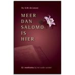 Ds GM de Leeuw - Meer dan Salomo is hier, Ophalen of Verzenden, Zo goed als nieuw