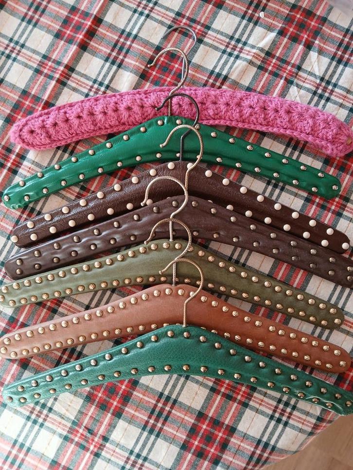 Vintage Kledinghangers - Set van 7, Huis en Inrichting, Woonaccessoires | Overige, Gebruikt, Ophalen