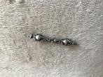Zilveren speld, broche gemerkt met zwaardje, 6 cm lang, Ophalen, Zilver