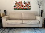 Beige 3-zits bank “easy living” breed 2.10 m., Huis en Inrichting, Ophalen, Gebruikt, Driepersoons, Loungebank breed 2.10 m, diep 0.95 m