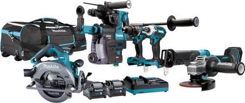 Makita DK0162G601 Accu Combiset 6-delig XGT 40V Max in Tas, Doe-het-zelf en Verbouw, Gereedschap | Boormachines, Nieuw, Boormachine