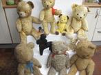 Verzameling grote en kleine oude teddyberen ook met brom, Verzamelen, Beren en Cherished Teddies, Ophalen, Gebruikt, Stoffen beer