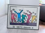 Keith Haring Poster in Lijst - 60x80cm, Antiek en Kunst, Ophalen