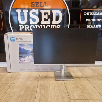 HP M27h Monitor + Doos Compleet || Nu maar €99.99 beschikbaar voor biedingen