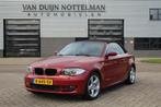 BMW 1 Serie Cabrio 120i / Leer / Stoelverwarming / Automaat, Auto's, BMW, Huisgarantie, 4 cilinders, Leder, Open dak