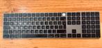 Apple Magic Keyboard 2017 Space Grey (Numpad) - Gebruikt, Computers en Software, Toetsenborden, Gebruikt, Multimediatoetsen, Ophalen of Verzenden