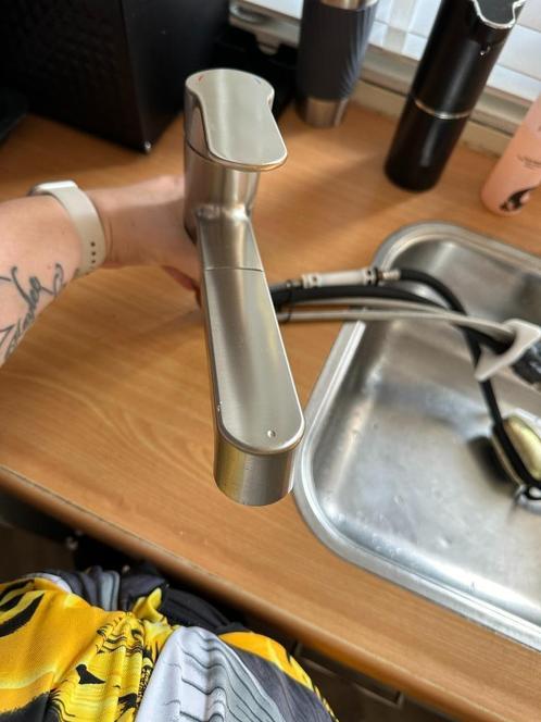 Avital keukenkraan Yukon met uittrekbare handdouche, Doe-het-zelf en Verbouw, Sanitair, Gebruikt, Kraan, Koper, Rvs, Ophalen of Verzenden