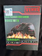 Venus Gaming Muis - 16400 DPI, Rechtshandig, Muis, Gaming muis, Nieuw