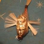 Antieke kerstbal kerstman in vliegtuig., Diversen, Ophalen of Verzenden, Gebruikt