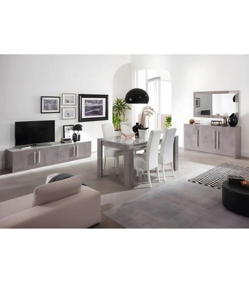 Hoogglans marmar Woonkamer set, Huis en Inrichting, Tafels | Eettafels, Zo goed als nieuw, 50 tot 100 cm, 150 tot 200 cm, Vijf personen of meer