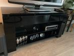 Te koop: ZGAN tv meubel zwart verrijdbaar, Ophalen, 100 tot 150 cm, Zo goed als nieuw, Minder dan 100 cm
