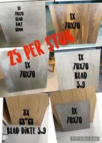 Melamine tafelblad houtlook binnen tafelblad, Overige materialen, 50 tot 75 cm, Zo goed als nieuw, Ophalen