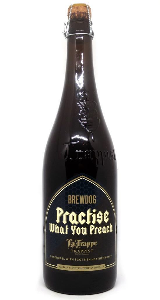 La Trappe x Brewdog Practice What You Preach WHISKY INFUSED, Verzamelen, Biermerken, Nieuw, Flesje(s), La Trappe, Ophalen of Verzenden