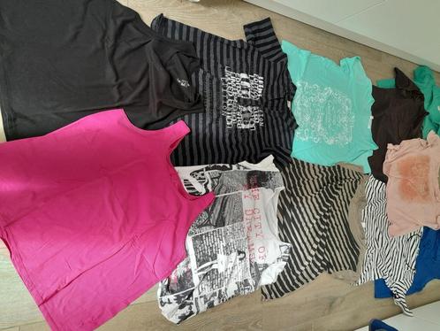 11 dames T shirts hemdjes maat 48, Kleding | Dames, T-shirts, Zo goed als nieuw, Maat 46/48 (XL) of groter, Korte mouw, Ophalen of Verzenden