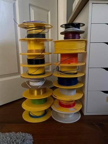 Restjes 3D Printer Filament PLA - Diverse Kleuren beschikbaar voor biedingen
