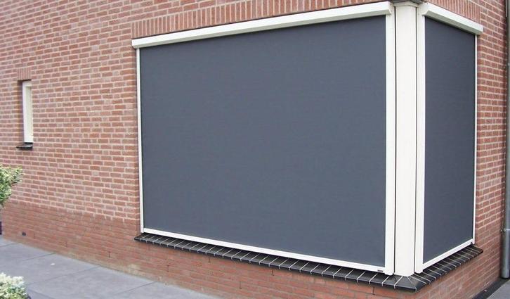 Ritsscreen met Somfy IO motor 1490 x 1550 mm, Tuin en Terras, Zonneschermen, Nieuw, Screen, 150 tot 300 cm, Minder dan 250 cm