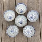Set van 6 Chinese rijstkommetjes, Huis en Inrichting, Keuken | Servies, Ophalen of Verzenden, Zo goed als nieuw, Kom(men), Overige stijlen