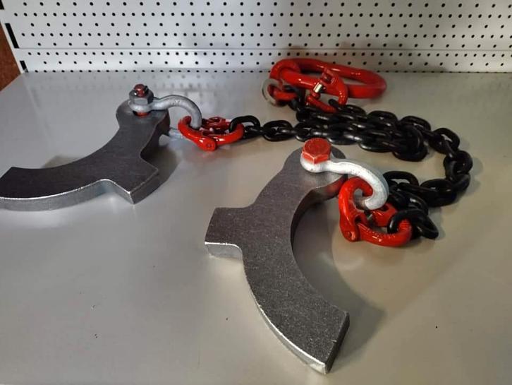 Hijsketting te huur voor stelconplaten, Tuin en Terras, Hand-tuingereedschap, Gebruikt, Ophalen